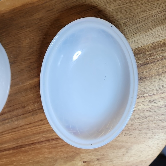 Hen on Nest Indiana Glass Co or LE Smith 4.25" Milk Glass Red comb wattle - Picture 4 of 10